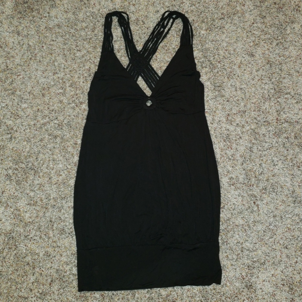 SOLD Women's Strapy Black Tank